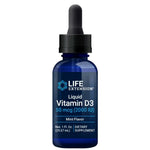 Life Extension D3 vitaminas 2000 IU mėtų pilienai - 29,57 ml