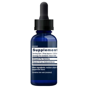 Life Extension D3 vitaminas 2000 IU mėtų pilienai - 29,57 ml