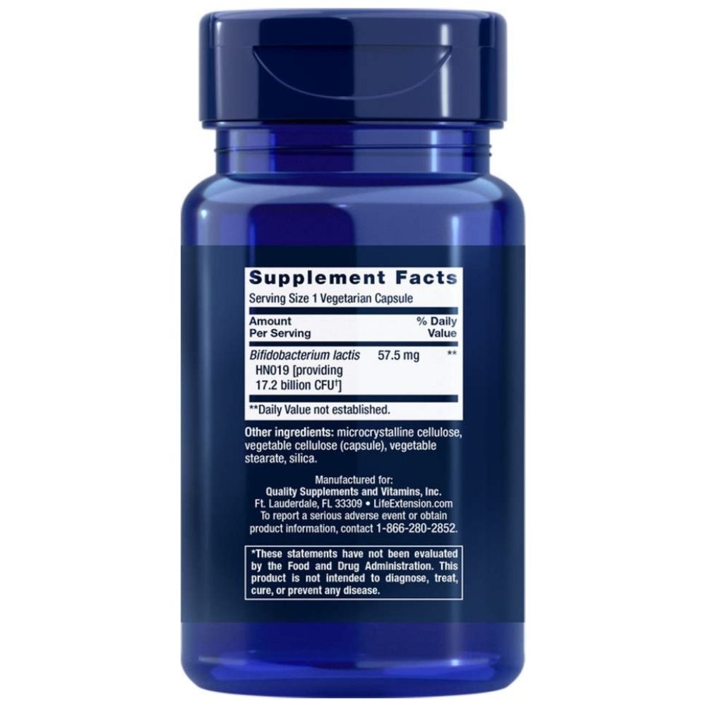 Life Extension Florassist® probiotikas periodiska aizcietējuma gadījumā - 30 kapsulas
