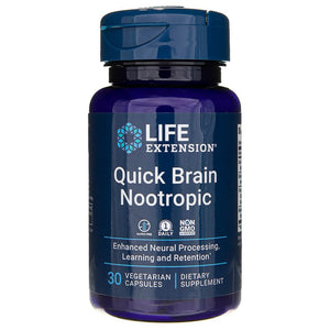 Life Extension Quick Brain Nootropic – 30 kapsulu