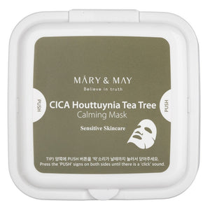 Mary&May CICA Houttuynia un tējas koka nomierinoša maska - 30 gab.