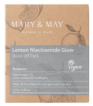 Mary&May Balinošā māla maska Lemon Niacinamide Glow - 125 g