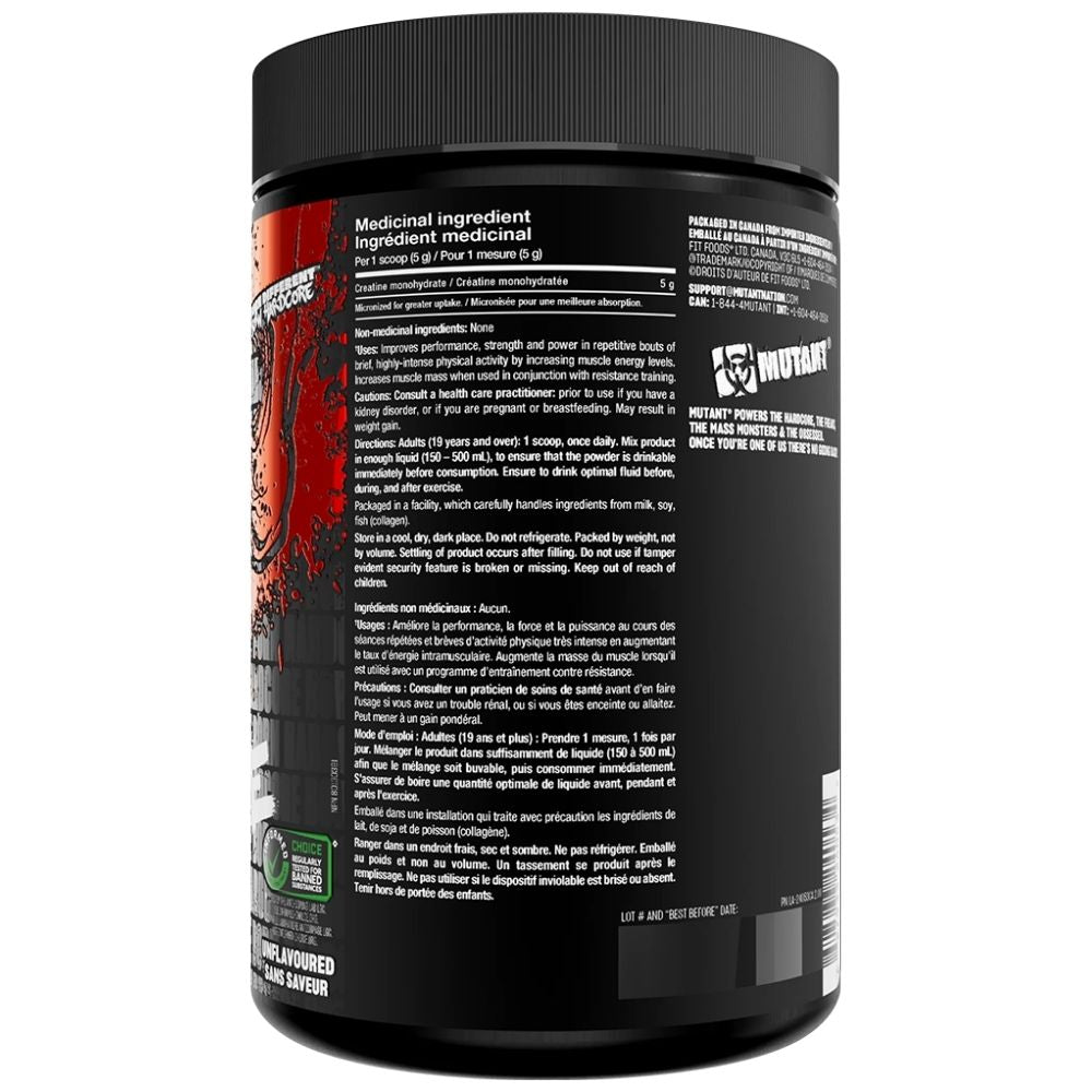 Mutant Creatine, kreatīna monohidrāts - 300 g
