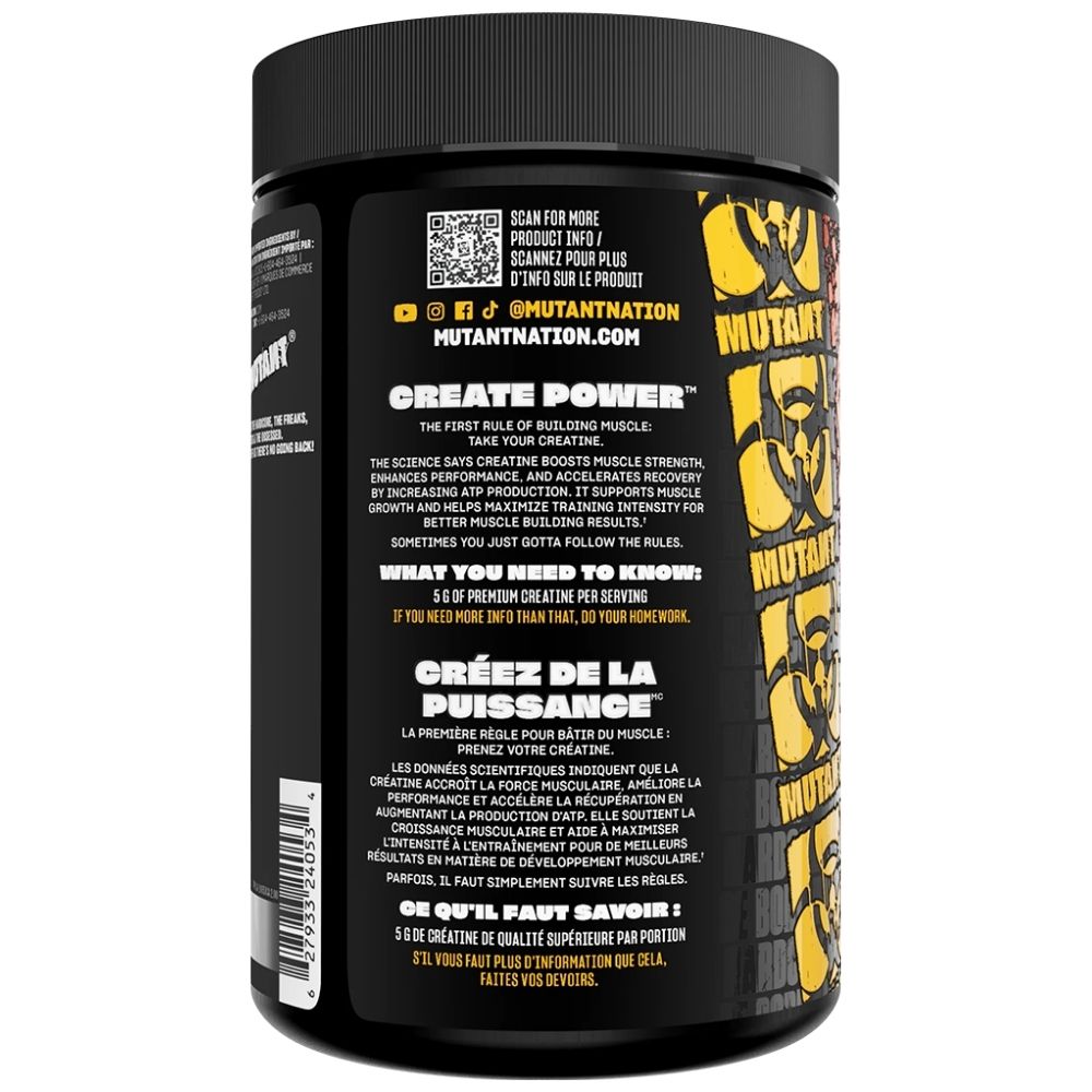 Mutant Creatine, kreatīna monohidrāts - 300 g