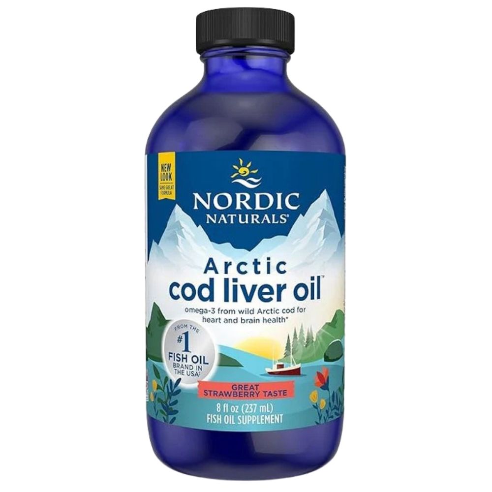 Nordic Naturals Arctic mencu aknu eļļa zemeņu - 237 ml