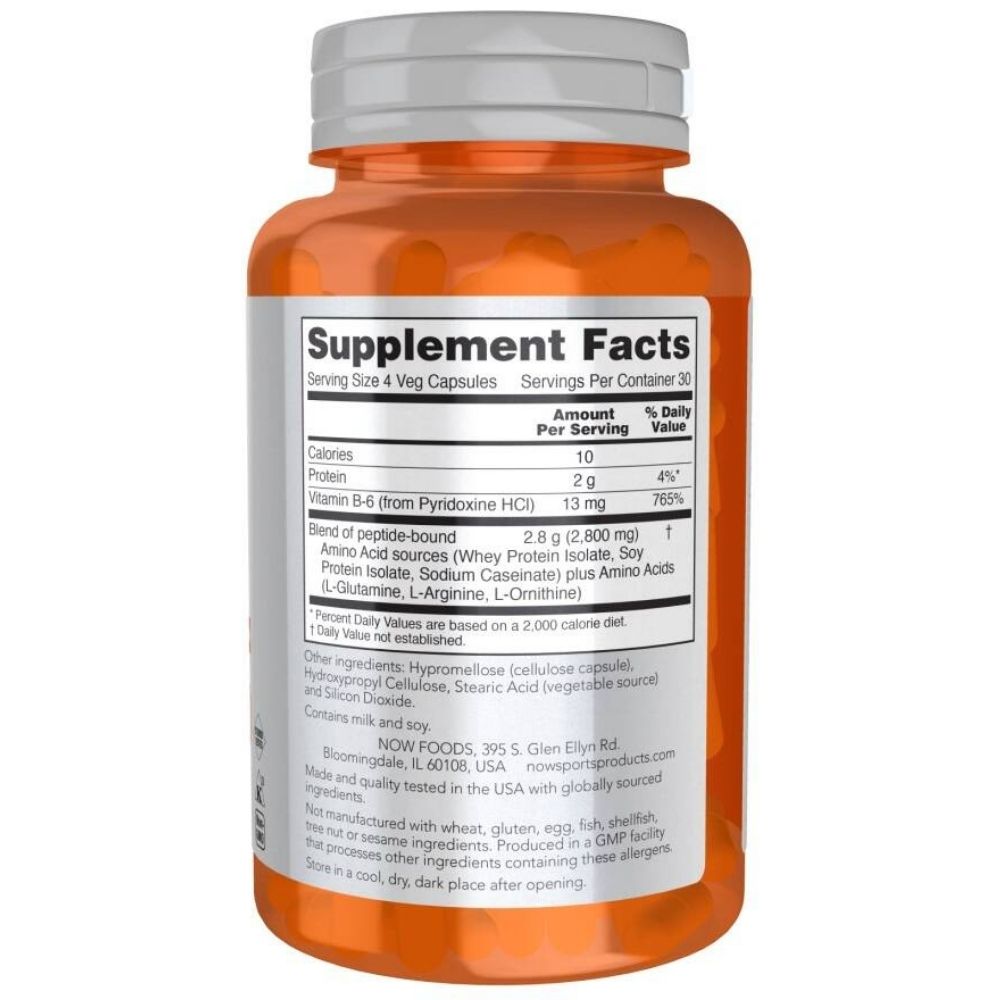 Now Foods Sports Amino Complete, Aminoskābju komplekss - 120 kapsulas
