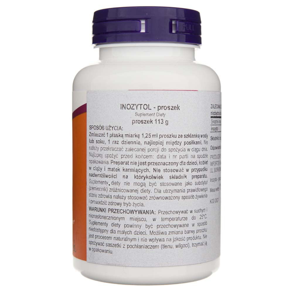Now Foods inozīta pulveris - 113 g