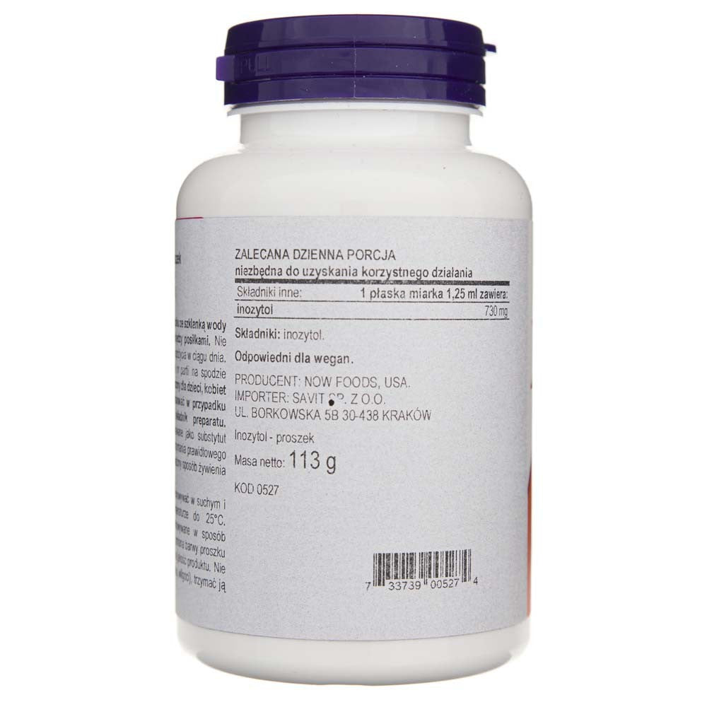 Now Foods inozīta pulveris - 113 g