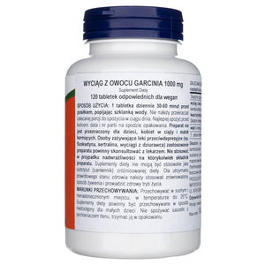 Now Foods Garcinia 1000 mg - 120 tabletes