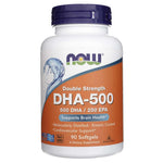 Now Foods DHA-500 dubultā stipruma - 90 mīkstās kapsulas