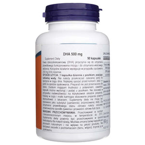 Now Foods DHA-500 dubultā stipruma - 90 mīkstās kapsulas