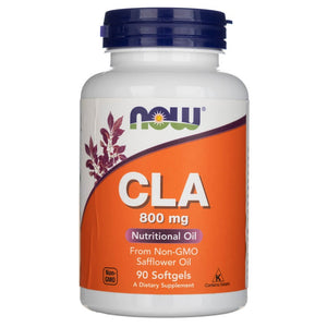 Now Foods CLA (konjuguota linolo rūgštis) 800 mg - 90 minkštųjų gelių - Magnis.lt