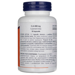 Now Foods CLA (konjuguota linolo rūgštis) 800 mg - 90 minkštųjų gelių - Magnis.lt