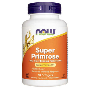 Now Foods Super Primrose 1300 mg - 60 minkštųjų gelių - Magnis.lt