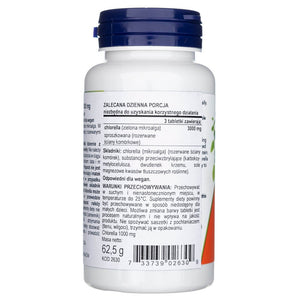 Now Foods Chlorella 1000 mg - 60 tabletes