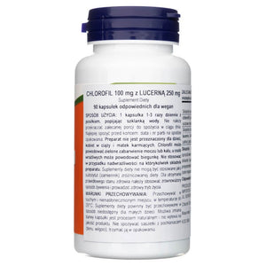 Now Foods Hlorofils 100 mg - 90 kapsulas