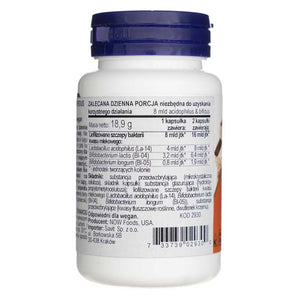 Now Foods Acidophilus un Bifidus 8 miljardi KVV - 60 kapsulas