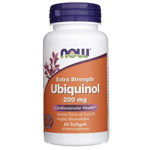 Now Foods Ubichinols, īpaši spēcīgs 200 mg - 60 mīkstās kapsulas
