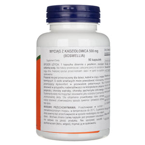 Now Foods Bosvēlijas ekstrakts 500 mg - 90 mīkstās kapsulas