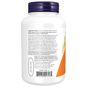 Now Foods Kokosriekstu eļļa 1000 mg - 120 kapsulas