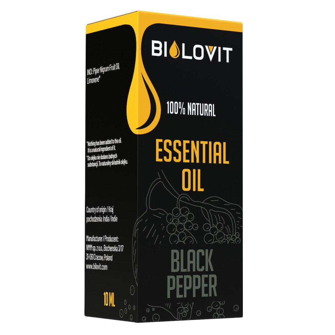 Bilovit melno piparu ēteriskā eļļa – 10 ml