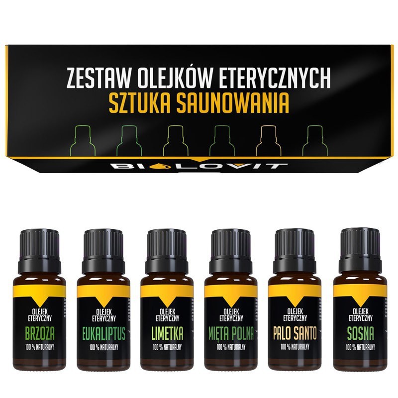 Bilovit ēterisko eļļu komplekts - Pirts māksla
