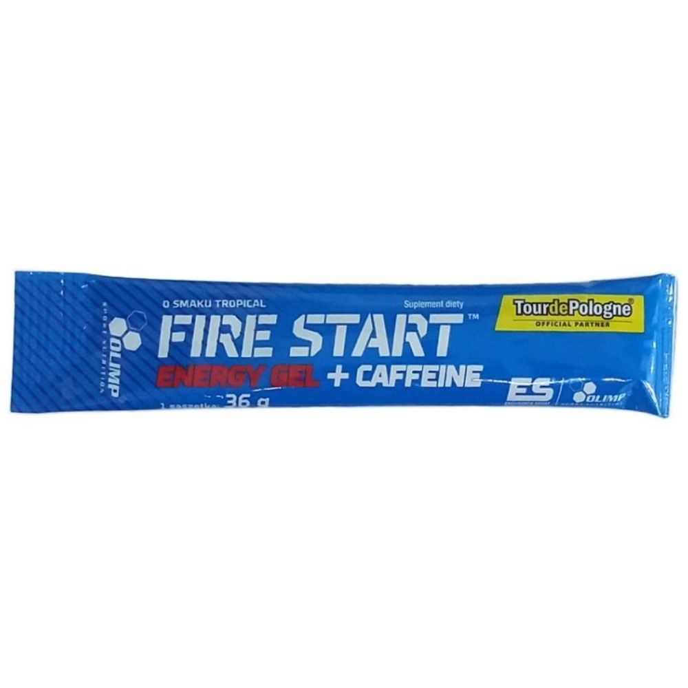 Olimp Fire Start enerģijas želeja ar kofeīnu, tropiskie augļi - 36 g
