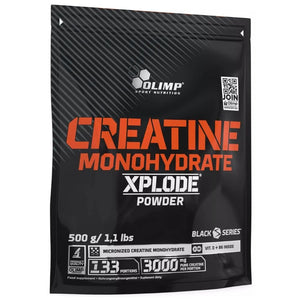 Olimp kreatīna monohidrāta Xplode pulveris, oranžs - 500 g