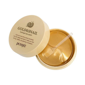 Petitfee Gold&Snail hidrogēla acu spilventiņi - 60 gab.