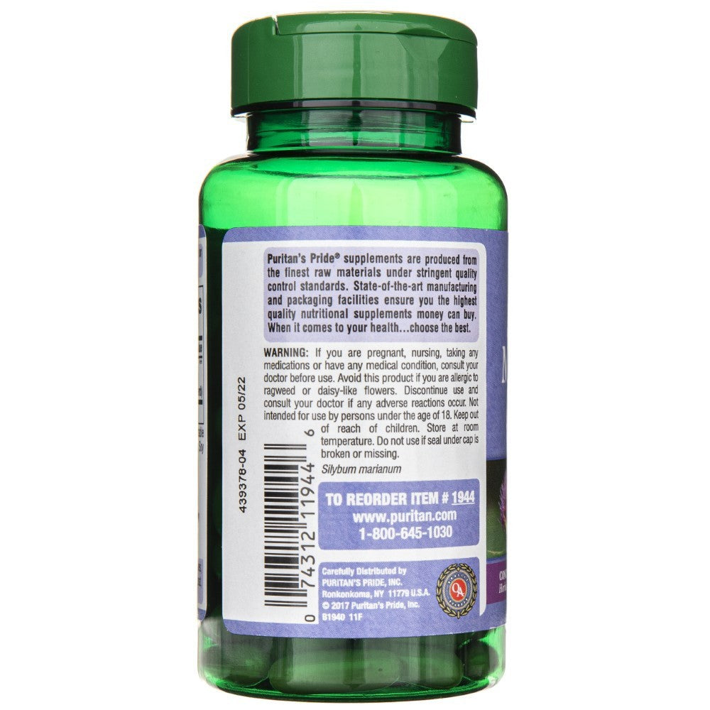 Puritan's Pride Pieno raktažolių ekstraktas 1000 mg - 90 minkštųjų gelių - Magnis.lt