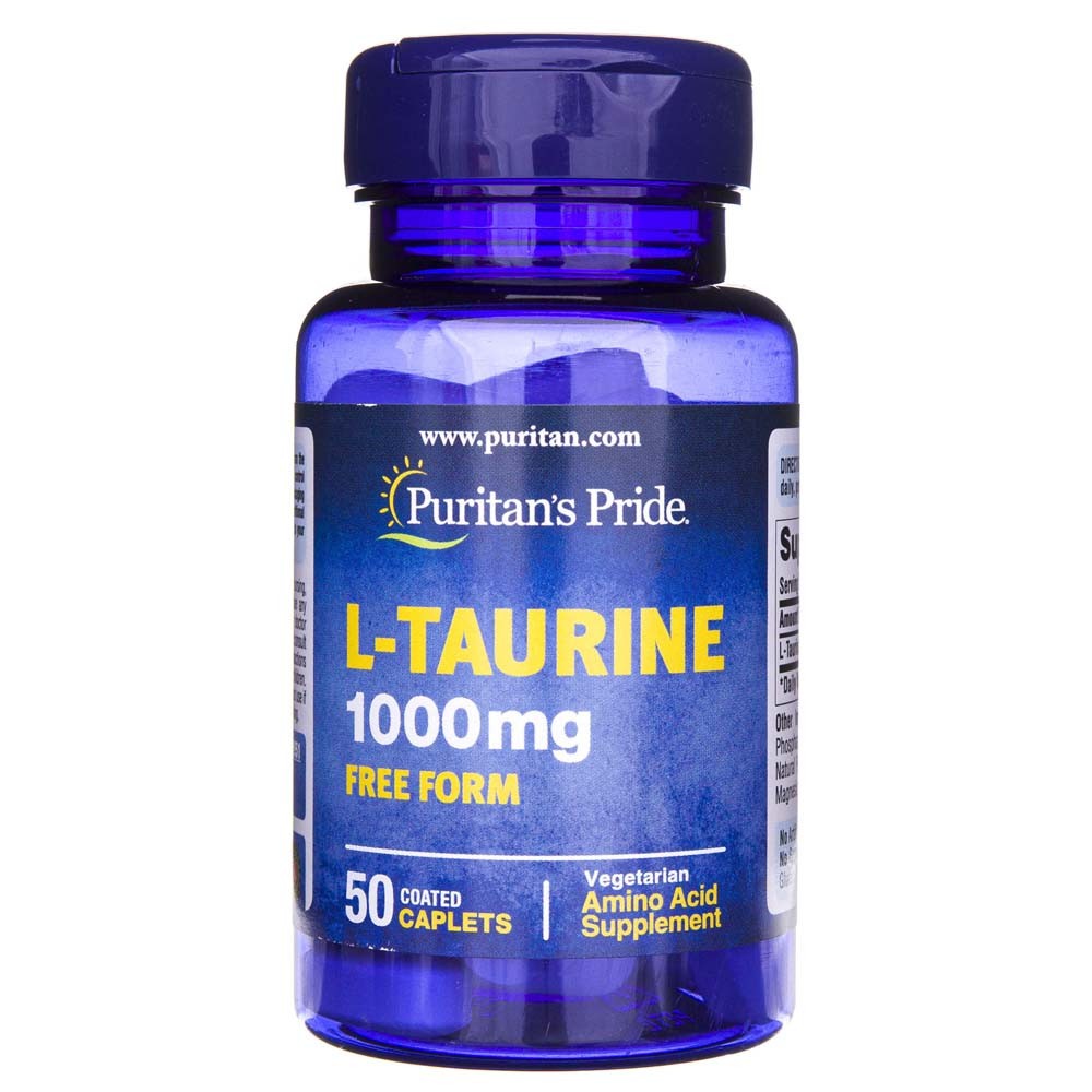 Puritan's Pride L-Taurine 1000 mg - 50 tablečių - Magnis.lt