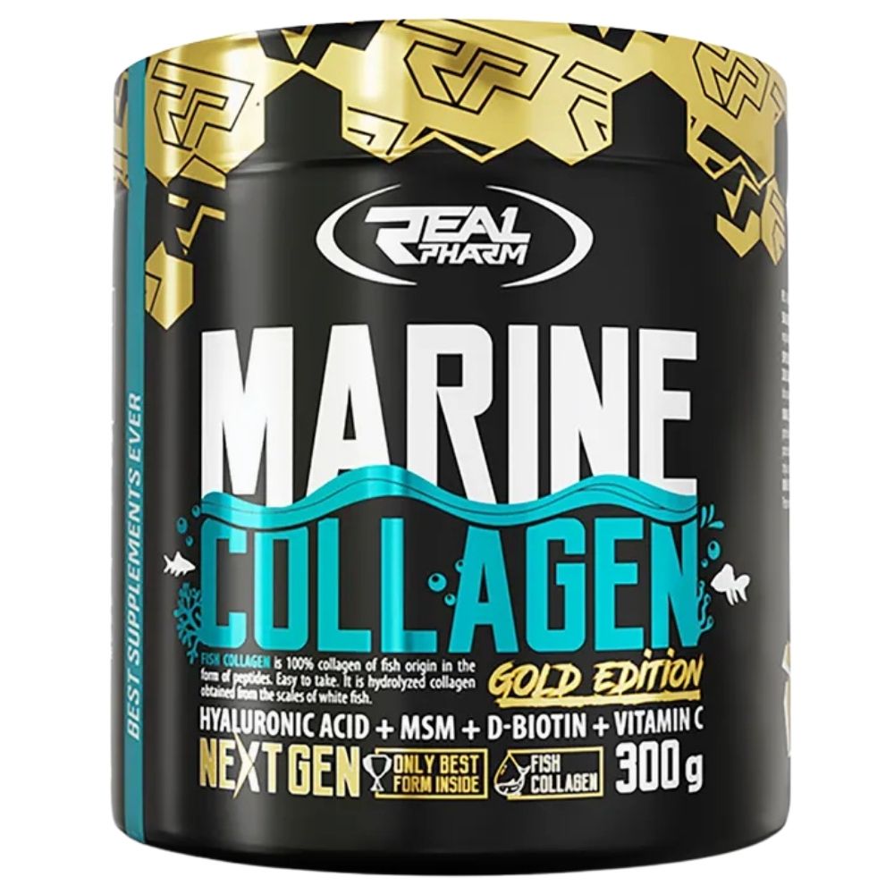 Real Pharm jūras kolagēns, zivju kolagēns, apelsīns - 300 g