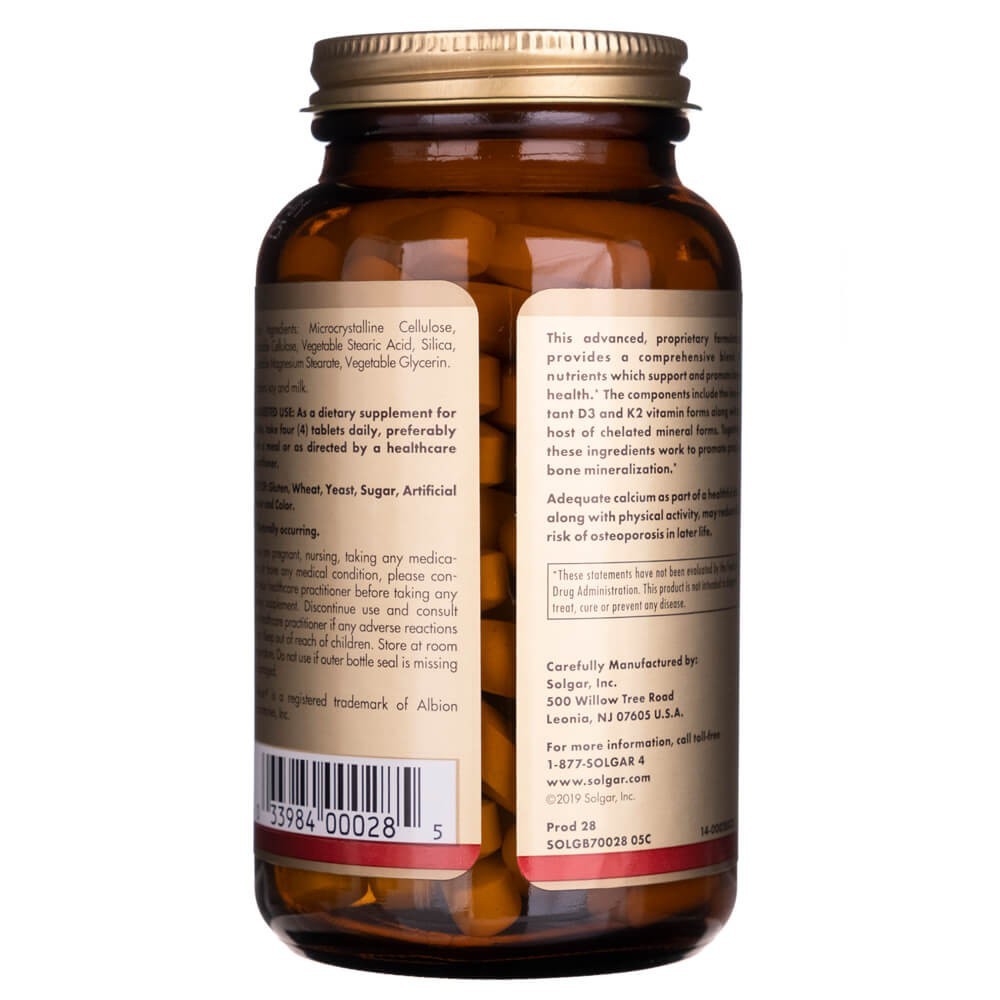 Solgar Advanced Calcium Complex – 120 tabletes