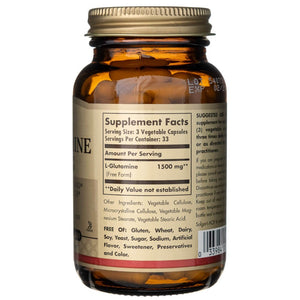 Solgar L-glutamīns 500 mg - 100 kapsulas