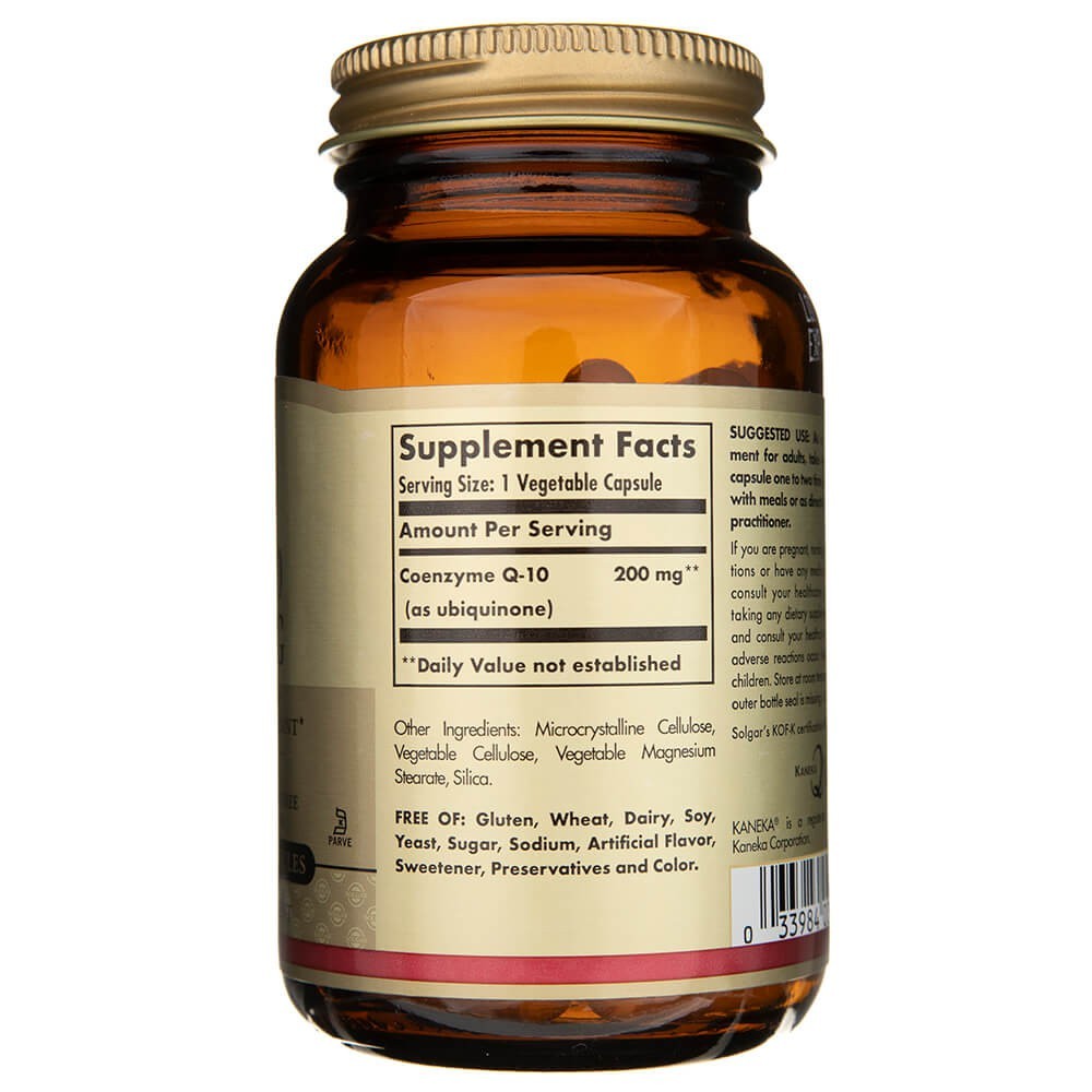 Solgar CoQ-10 200 mg - 60 kapsulas