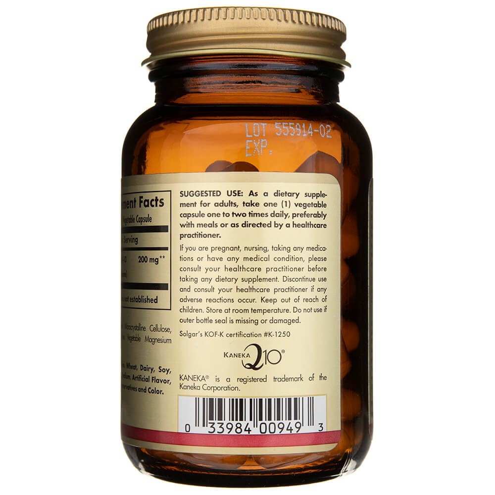 Solgar CoQ-10 200 mg - 60 kapsulas