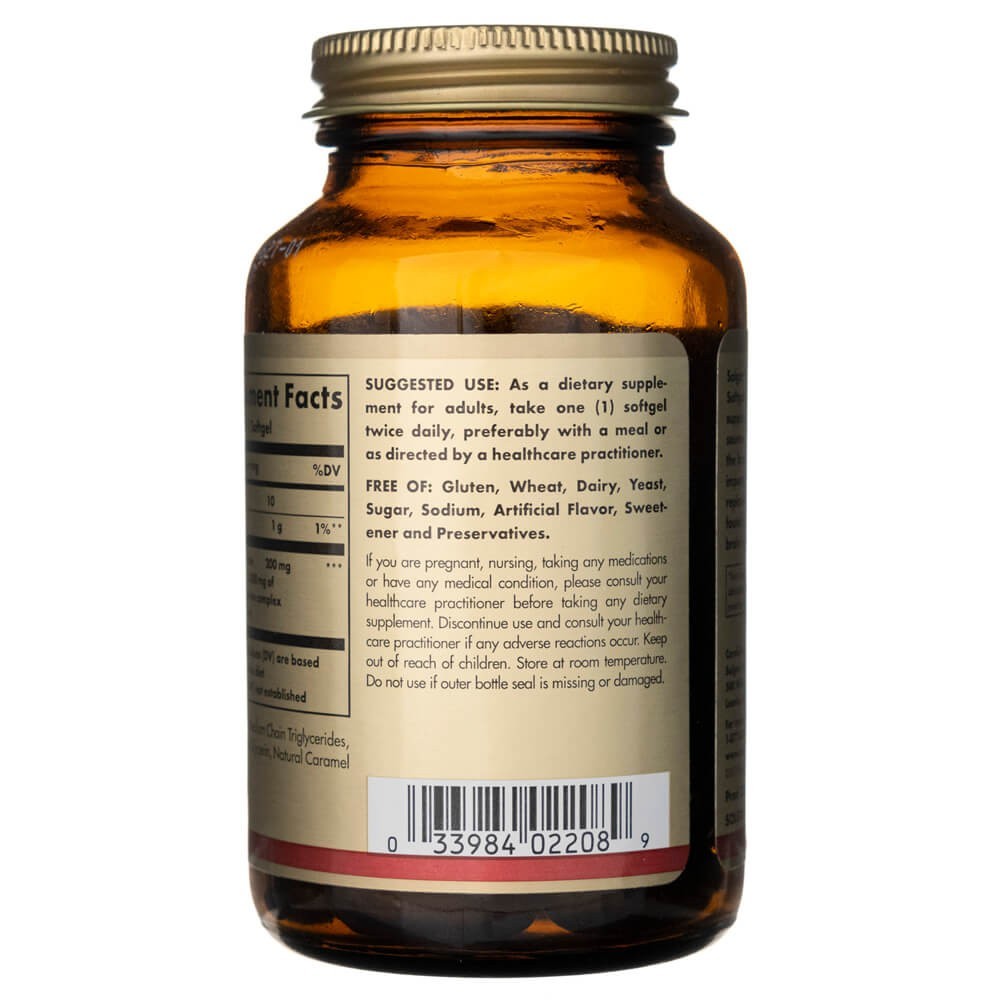 Solgar fosfatidilserīns 200 mg – 60 mīkstās kapsulas