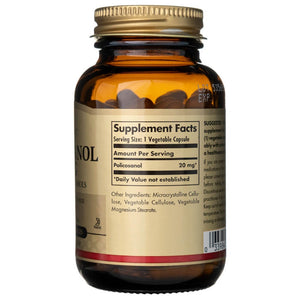 Solgar Polisozanols 20 mg - 100 kapsulas