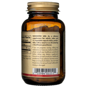 Solgar Polisozanols 20 mg - 100 kapsulas