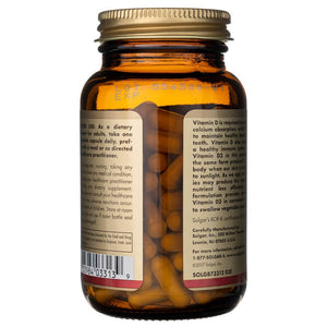 Solgar vitamīns D3 125 mcg (5000 SV) - 120 kapsulas
