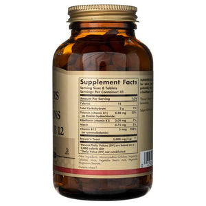 Solgar alus raugs 7 1/2 graudi ar B12 vitamīnu – 250 tabletes