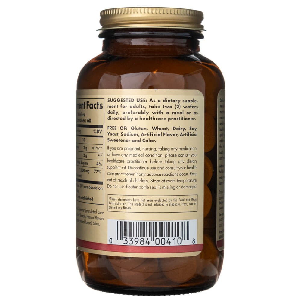 Solgar košļājamais kalcijs 500 mg – 120 tabletes