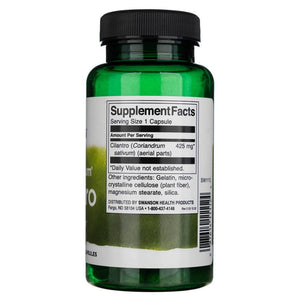 Swanson Full Spectrum Koriandrs 425 mg – 60 kapsulas
