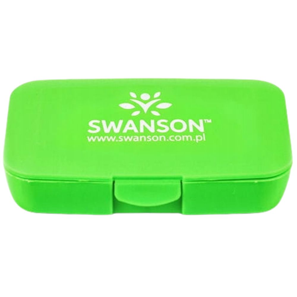 Swanson Pillbox kapsulu tvertne, zaļa