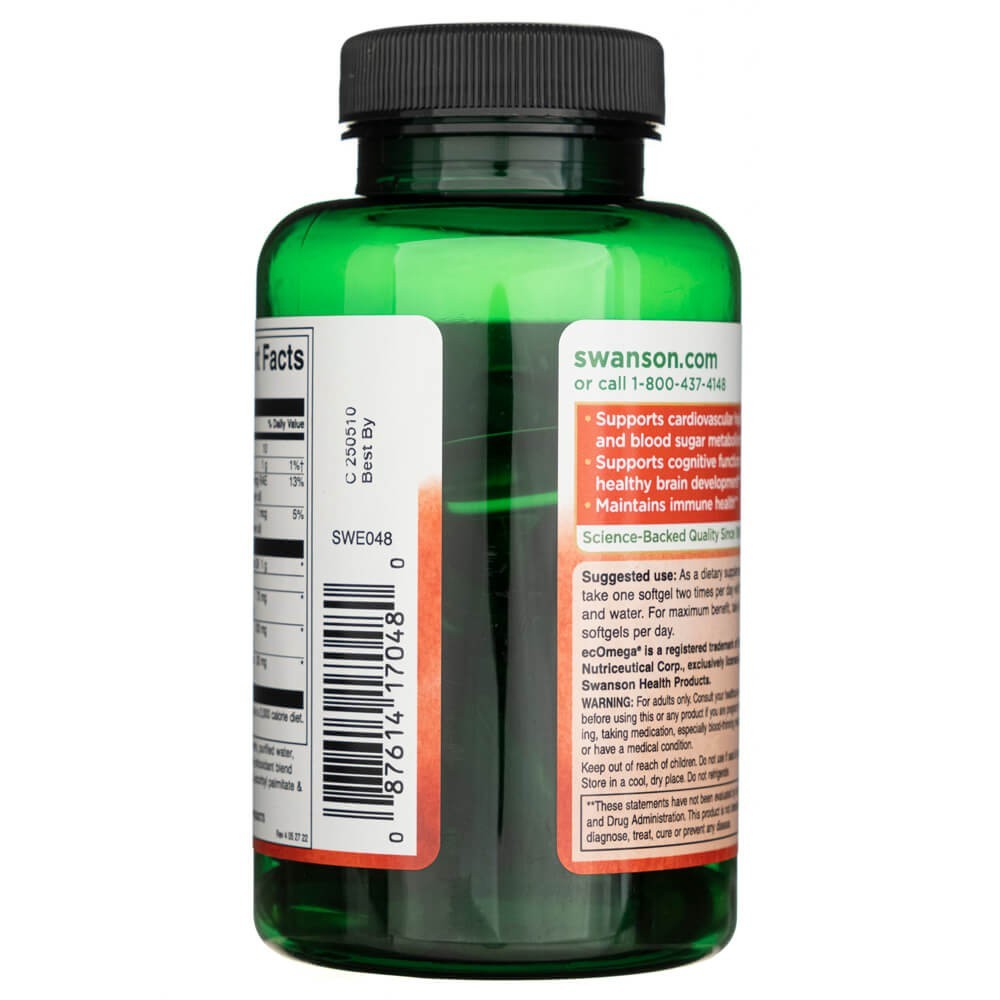 Swanson mencu aknu eļļa - Norvēģijas tīrība 1000 mg - 60 kapsulas