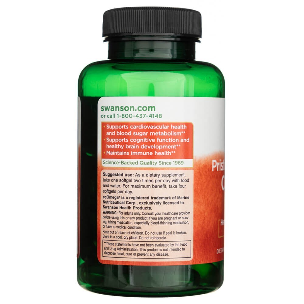 Swanson mencu aknu eļļa - Norvēģijas tīrība 1000 mg - 60 kapsulas