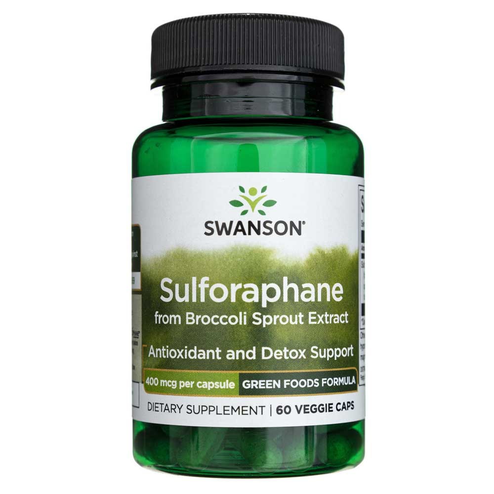 Swanson Sulforaphane from Broccoli 400 mcg - 60gie kapsulių - Magnis.lt