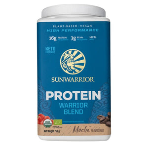 Sunwarrior bioloģisks Warrior proteīnu maisījums ar mokas garšu - 750 g