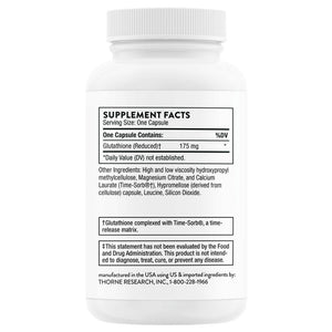 Thorne Research Glutathione-SR – 60 kapsulas
