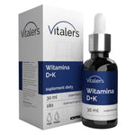 Vitaler's D3 vitamīns 2000 IU K2-MK7 75 mcg, pilieni - 30 ml